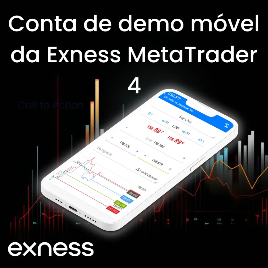 Negociação de demonstração no Exness MT4 Mobile